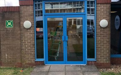 Double Set of Aluminium Doors