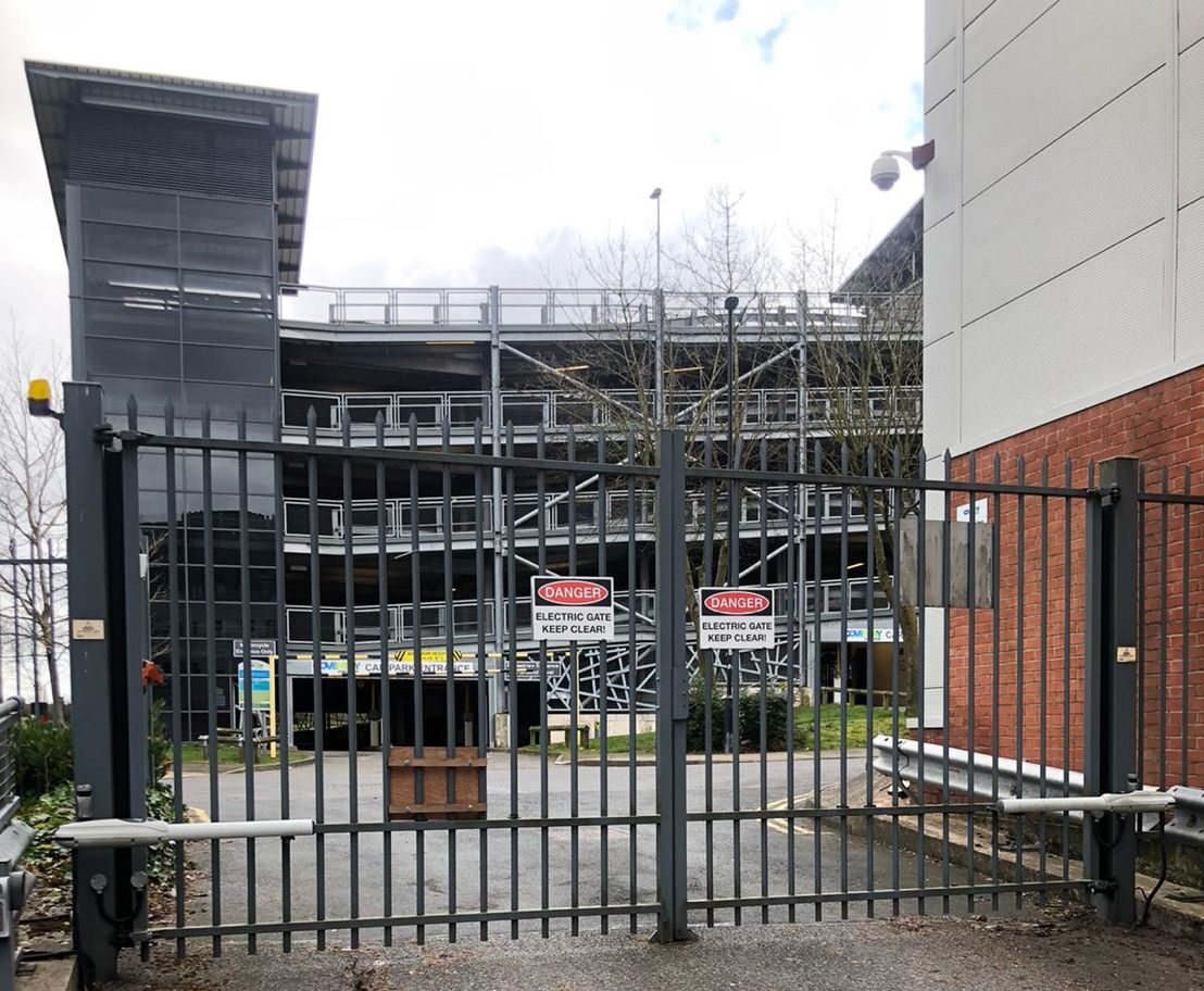 Doors and barriers serviced at Coventry college
